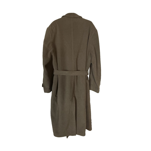 Vintage Steinbock Tyrol Wool Blend Classic Brown Overcoat - Picture 4 of 16